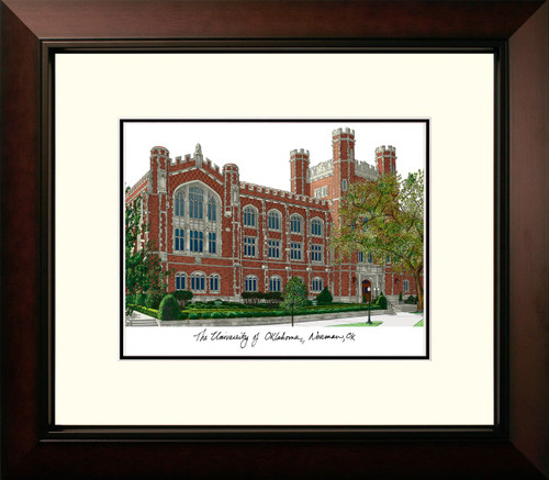 Oklahoma Sooners Legacy Alumnus Framed Lithograph