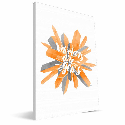 Tennessee Volunteers 8" x 12" Gem Canvas Print