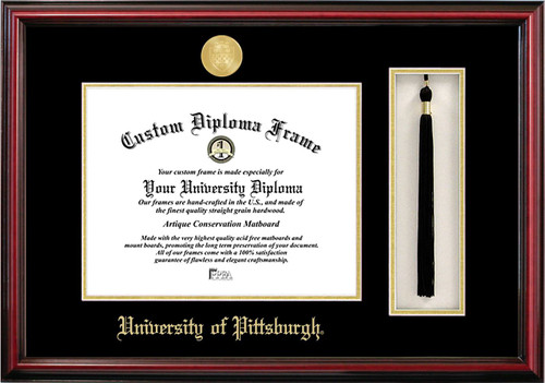 Pittsburgh Panthers Diploma Frame & Tassel Box