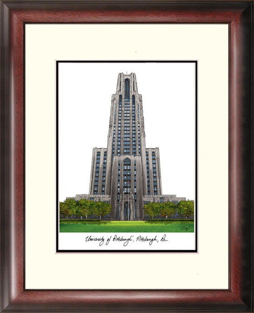 Pittsburgh Panthers Alumnus Framed Lithograph