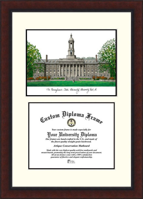 Penn State Nittany Lions Legacy Scholar Diploma Frame