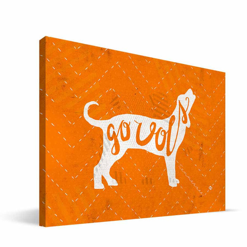 Tennessee Volunteers 8" x 12" Mascot Canvas Print