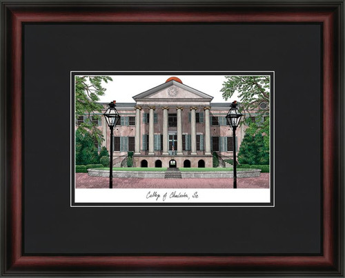 College of Charleston Academic Framed Lithograph