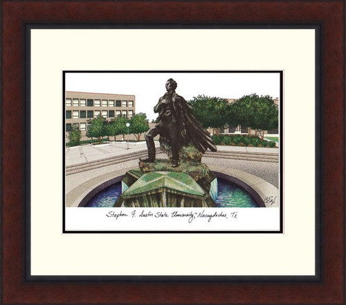 Stephen F. Austin State Lumberjacks Legacy Alumnus Framed Lithograph