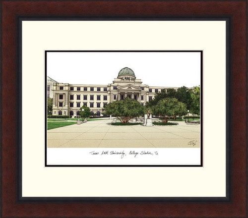 Texas A&M Aggies Legacy Alumnus Framed Lithograph