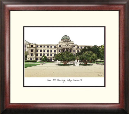 Texas A&M Aggies Alumnus Framed Lithograph
