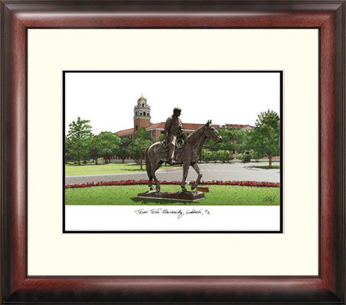 Texas Tech Red Raiders Alumnus Framed Lithograph