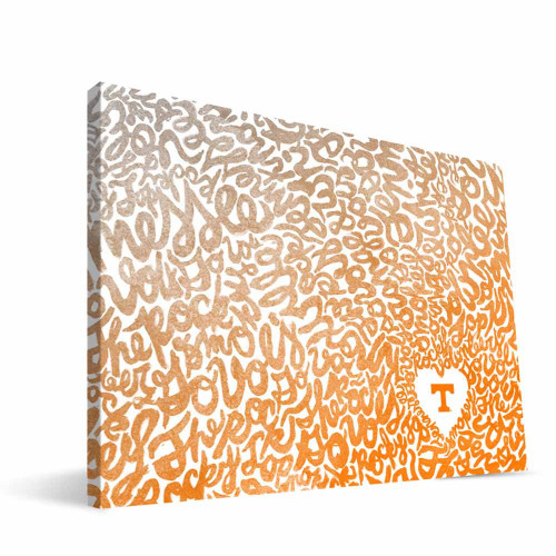 Tennessee Volunteers 8" x 12" Watercolor Canvas Print