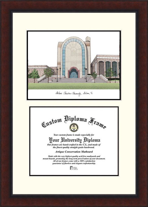 Abilene Christian Wildcats Legacy Scholar Diploma Frame