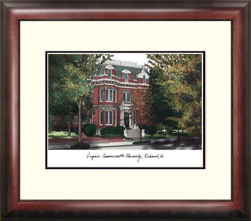 Virginia Commonwealth Rams Alumnus Framed Lithograph