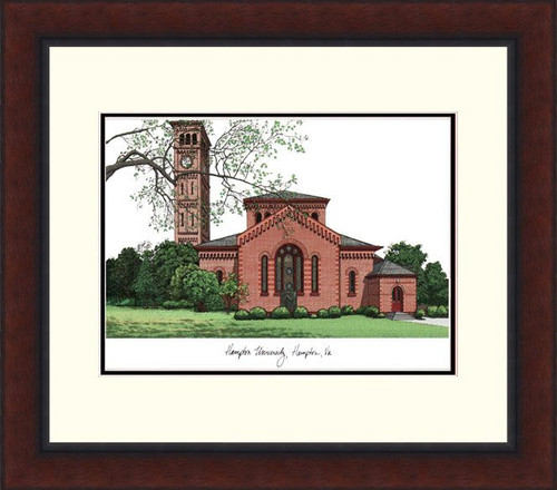 Hampton Pirates Legacy Alumnus Framed Lithograph