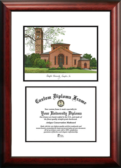 Hampton Pirates Scholar Diploma Frame