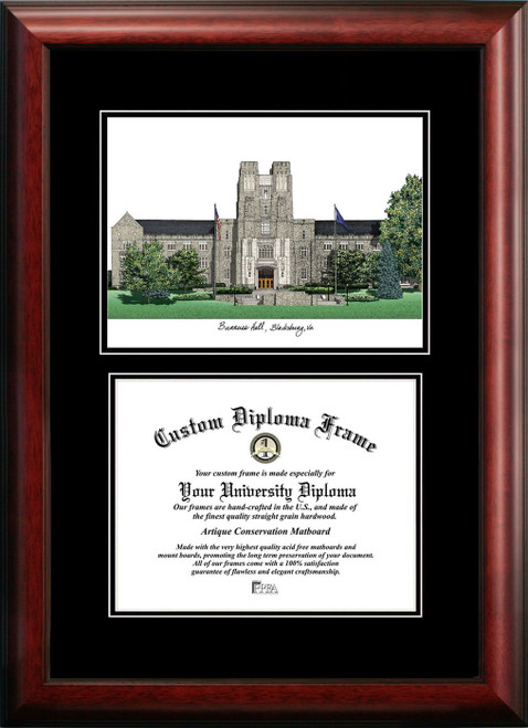 Virginia Tech Hokies Diplomate Diploma Frame