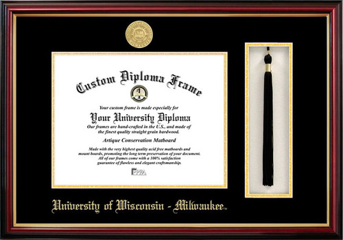 Wisconsin Milwaukee Panthers Diploma Frame & Tassel Box