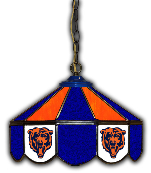 Chicago Bears 14" Glass Pub Lamp