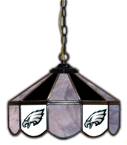 Philadelphia Eagles 14" Glass Pub Lamp