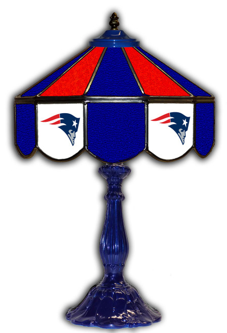 New England Patriots 21" Glass Table Lamp