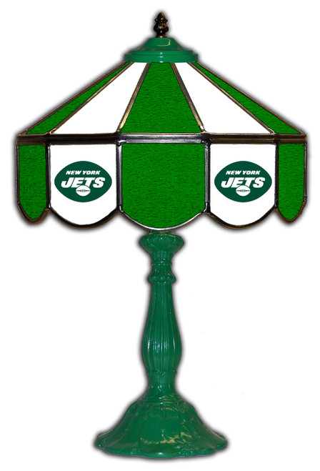 New York Jets 21" Glass Table Lamp