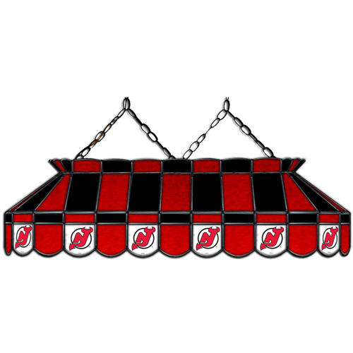 New Jersey Devils 40" Stained Glass Billiard Lamp