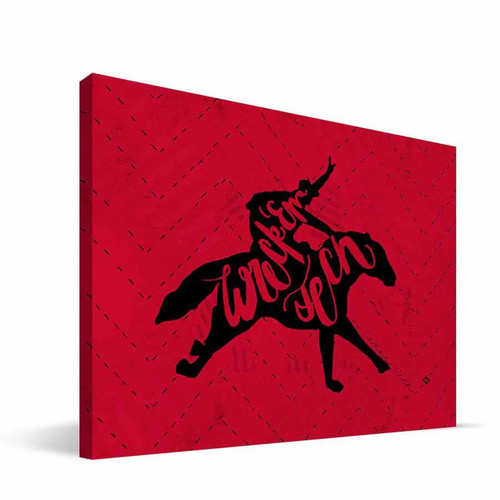 Texas Tech Red Raiders 8" x 12" Mascot Canvas Print