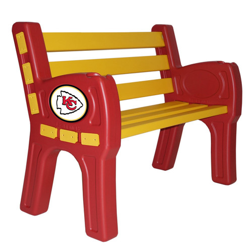 Kansas City Chiefs Park Bench