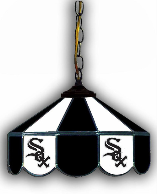 Chicago White Sox 14" Glass Pub Lamp