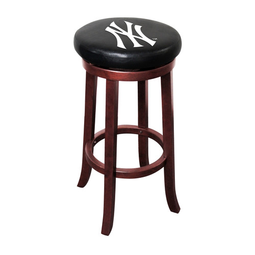 New York Yankees Wooden Bar Stool