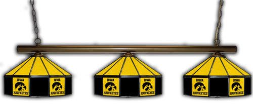 Iowa Hawkeyes Imperial 3 Shade Pool Table Light