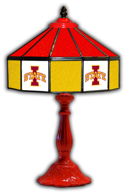 Iowa State Cyclones 21" Glass Table Lamp