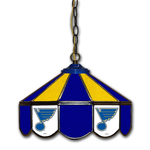 St. Louis Blues 14" Glass Pub Lamp