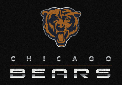 Chicago Bears 4' x 6' NFL Chrome Area Rug