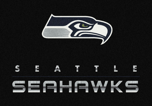 Seattle Seahawks 4' x 6' NFL Chrome Area Rug