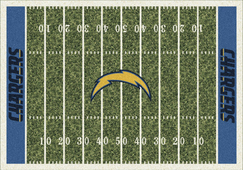 Los Angeles Chargers 6' x 8' NFL Home Field Area Rug