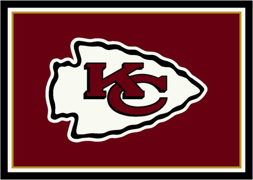 Kansas City Chiefs 6' x 8' NFL Team Spirit Area Rug