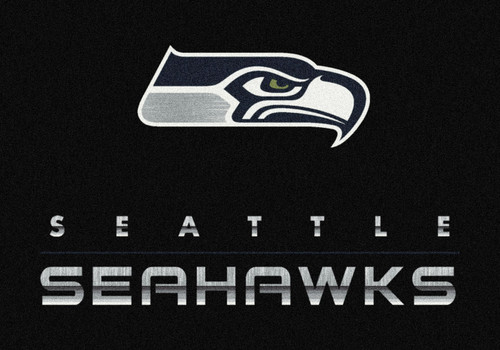 Seattle Seahawks 6' x 8' NFL Chrome Area Rug
