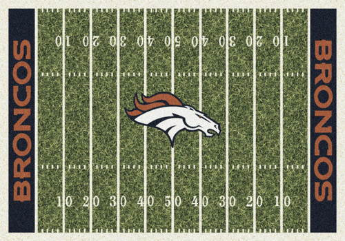 Denver Broncos 8' x 11' NFL Home Field Area Rug