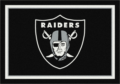 Las Vegas Raiders 8' x 11' NFL Team Spirit Area Rug