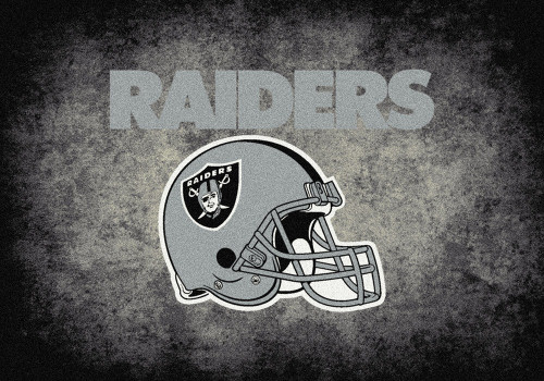 Las Vegas Raiders 8' x 11' NFL Distressed Area Rug