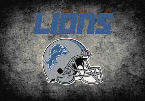 Detroit Lions 8' x 11' NFL Distressed Area Rug