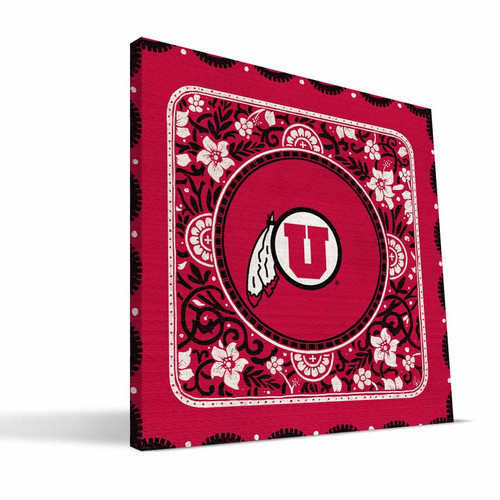 Utah Utes Eclectic Canvas Print