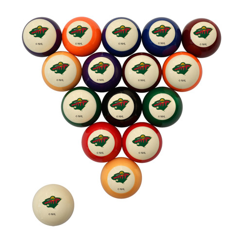 Minnesota Wild Retro Billiard Ball Set