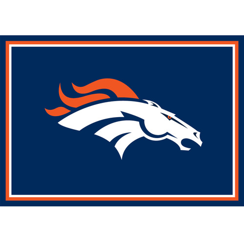 Denver Broncos 3' x 4' Area Rug