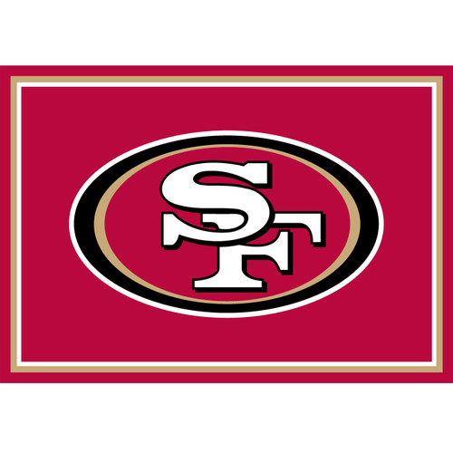 San Francisco 49ers 3' x 4' Area Rug