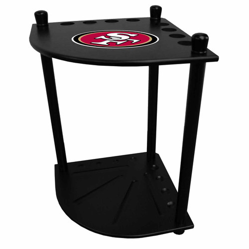 San Francisco 49ers Corner Pool Cue Rack