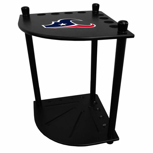 Houston Texans Corner Pool Cue Rack