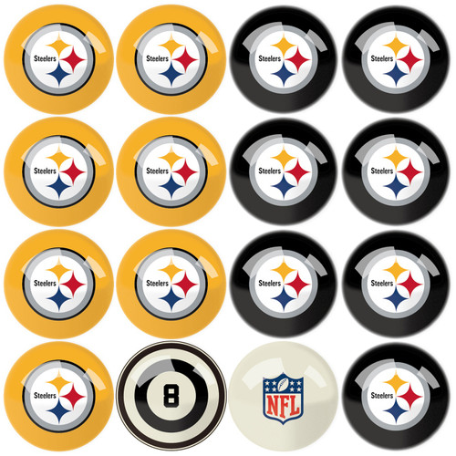 Pittsburgh Steelers Billiard Balls
