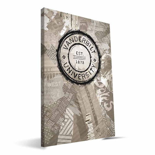 Vanderbilt Commodores 16" x 24" Scrapbook Canvas Print