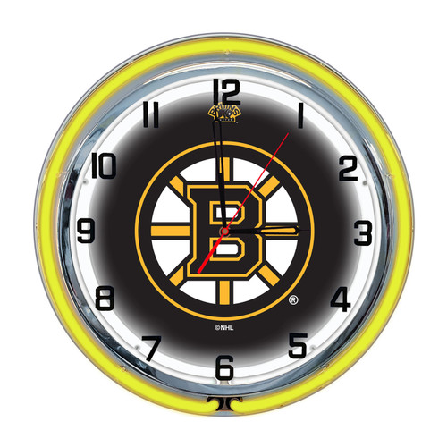 Boston Bruins 18" Neon Clock