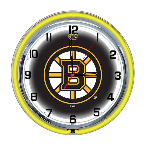 Boston Bruins 18" Neon Clock