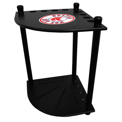 Boston Red Sox Corner Pool Cue Rack